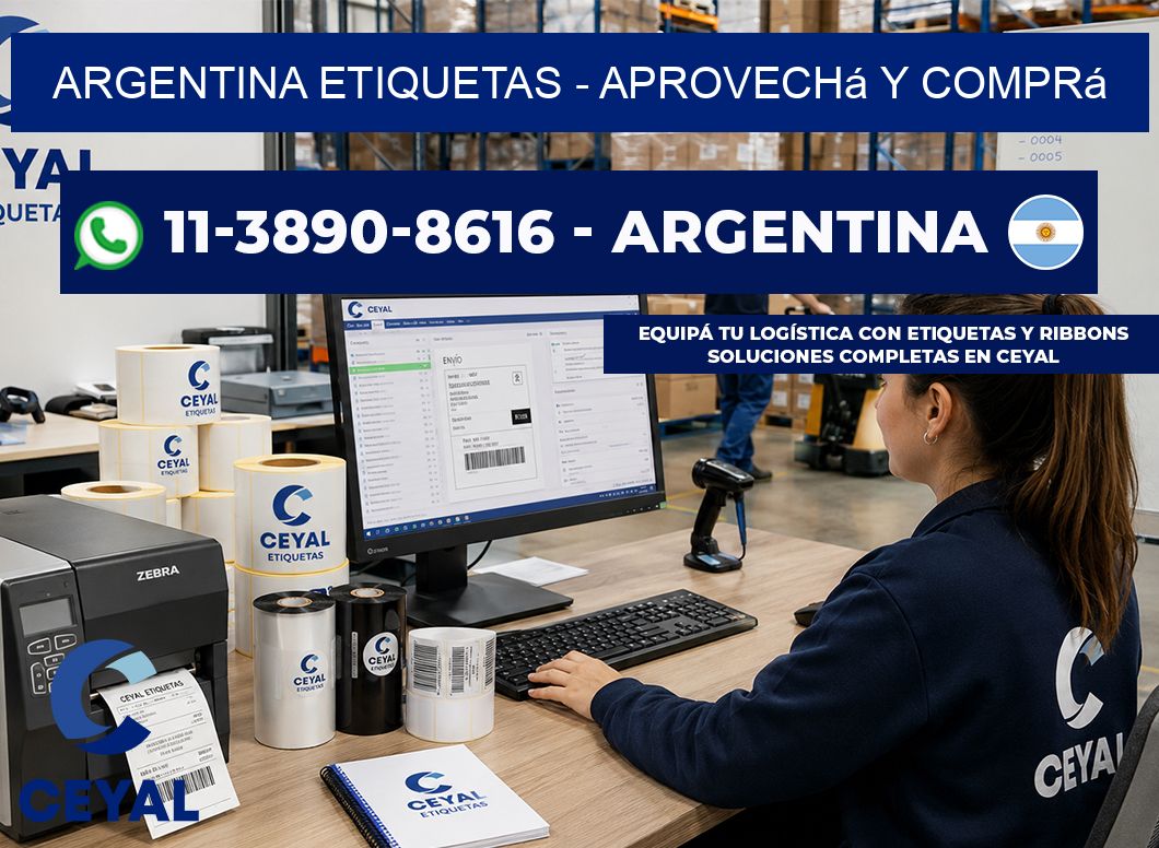 ARGENTINA ETIQUETAS - Aprovechá y comprá
