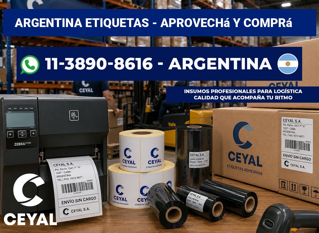 ARGENTINA ETIQUETAS – Aprovechá y comprá