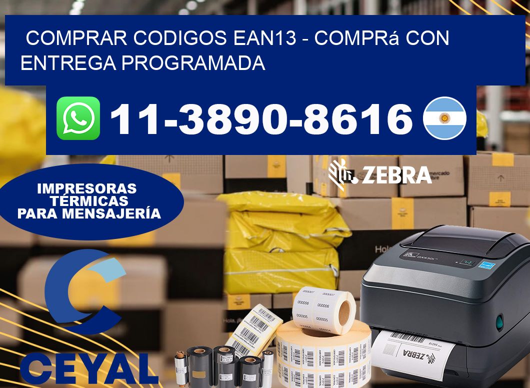 COMPRAR CODIGOS EAN13 - Comprá con entrega programada