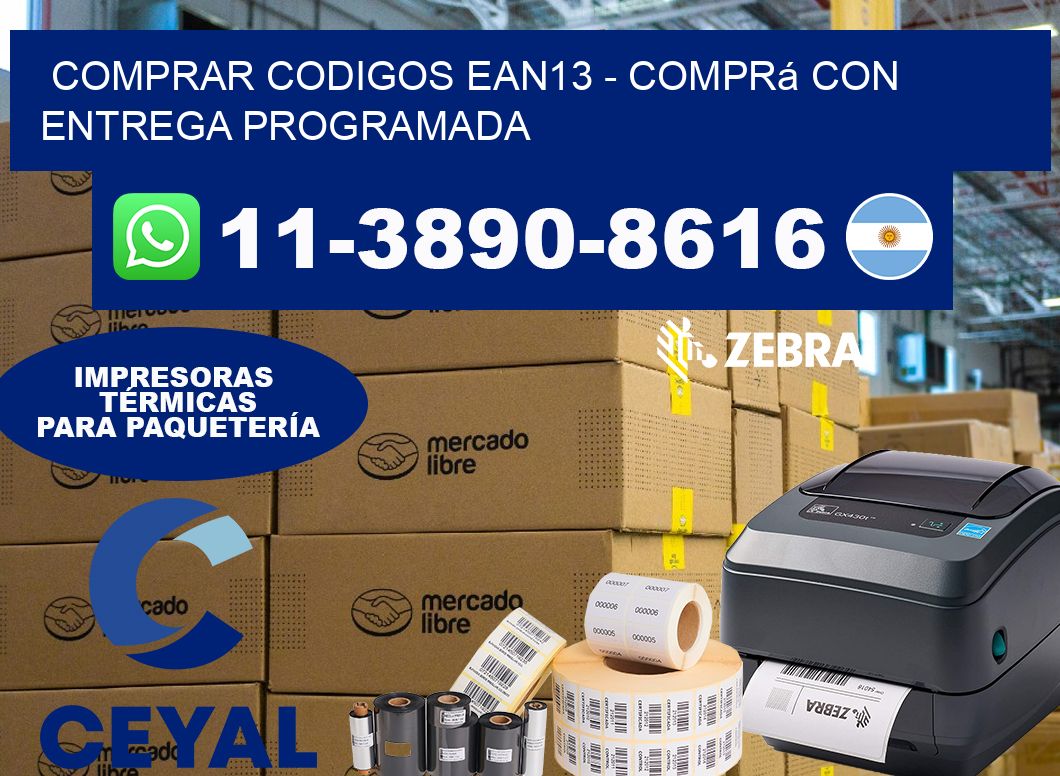 COMPRAR CODIGOS EAN13 - Comprá con entrega programada