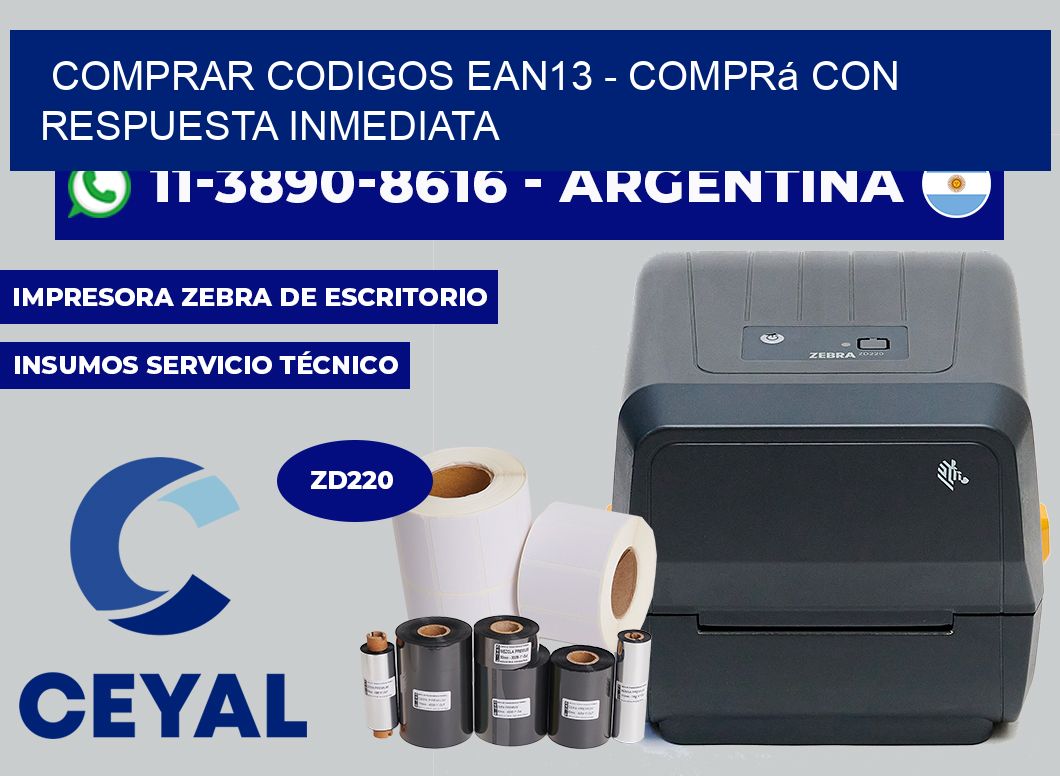 COMPRAR CODIGOS EAN13 - Comprá con respuesta inmediata