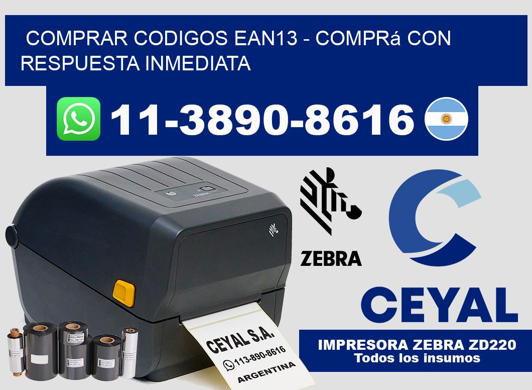 COMPRAR CODIGOS EAN13 – Comprá con respuesta inmediata