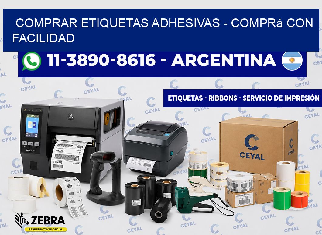 COMPRAR ETIQUETAS ADHESIVAS - Comprá con facilidad