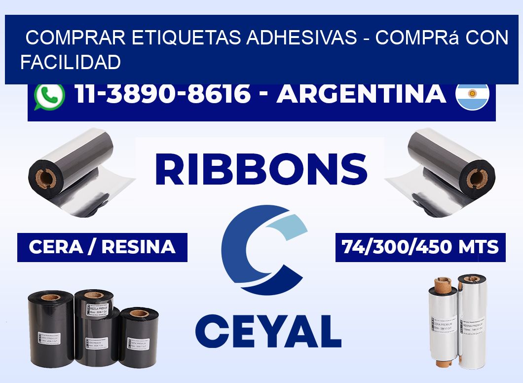COMPRAR ETIQUETAS ADHESIVAS - Comprá con facilidad