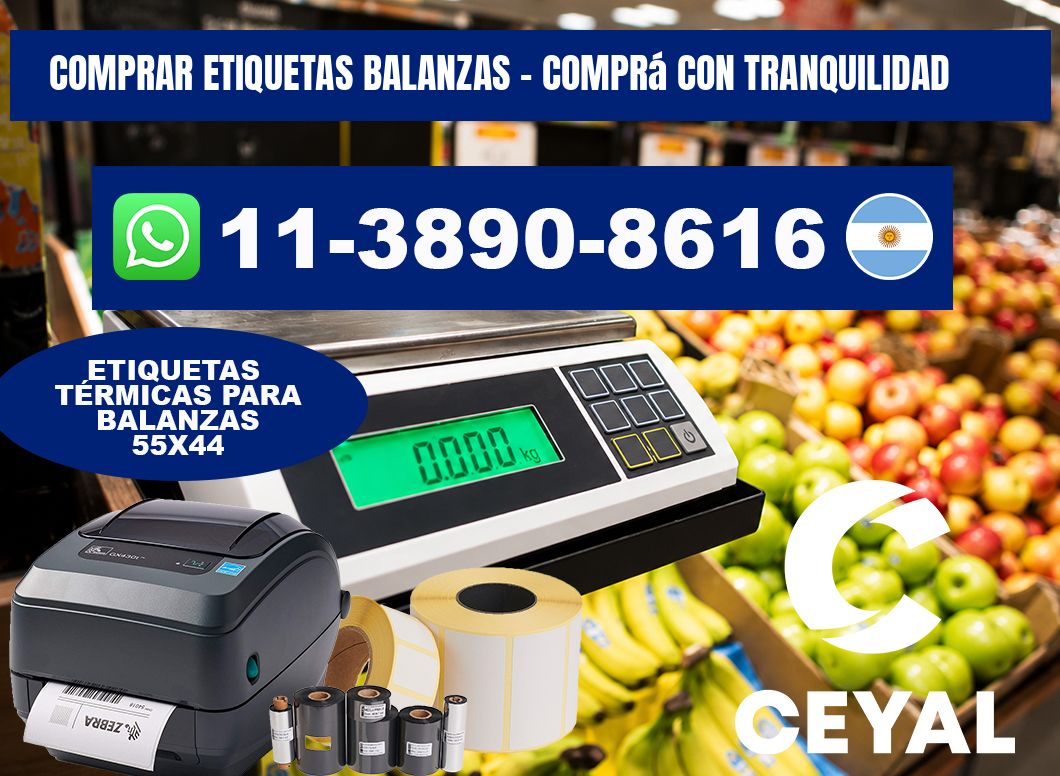 COMPRAR ETIQUETAS BALANZAS - Comprá con tranquilidad