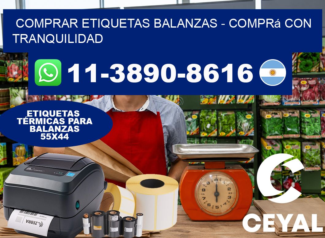 COMPRAR ETIQUETAS BALANZAS - Comprá con tranquilidad