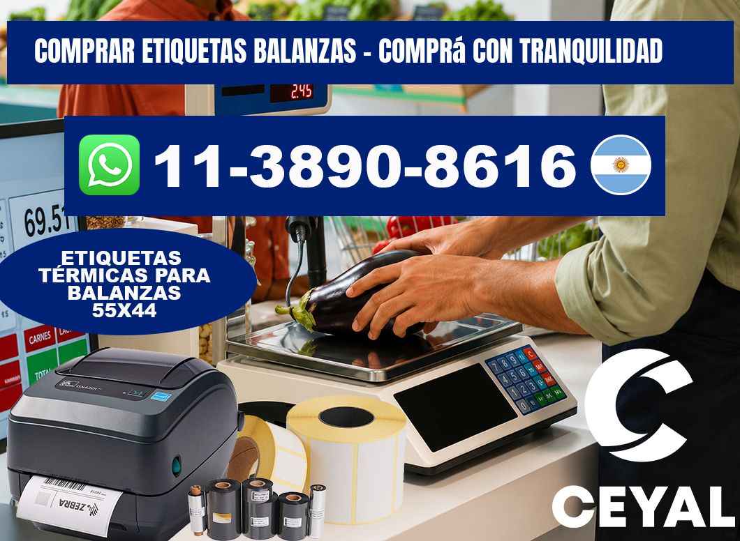 COMPRAR ETIQUETAS BALANZAS - Comprá con tranquilidad