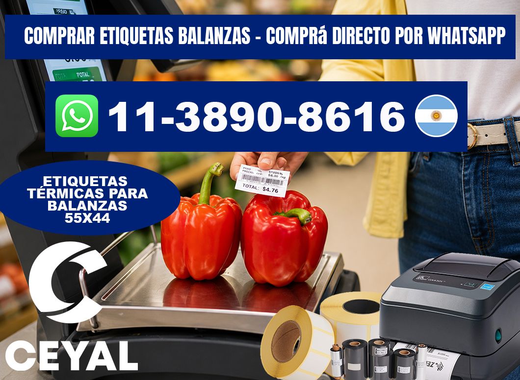 COMPRAR ETIQUETAS BALANZAS - Comprá directo por WhatsApp