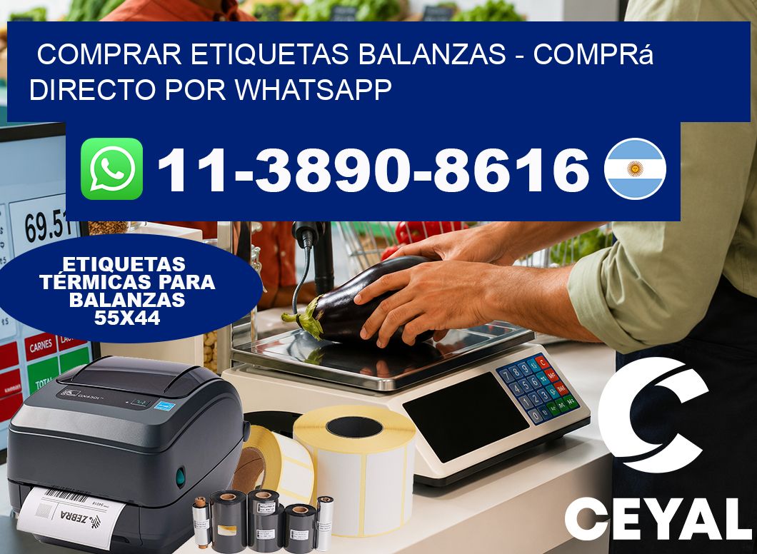 COMPRAR ETIQUETAS BALANZAS - Comprá directo por WhatsApp