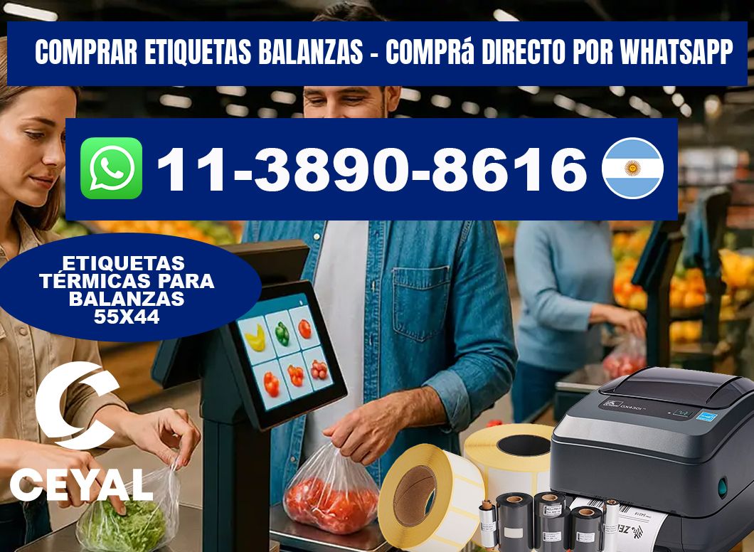 COMPRAR ETIQUETAS BALANZAS - Comprá directo por WhatsApp
