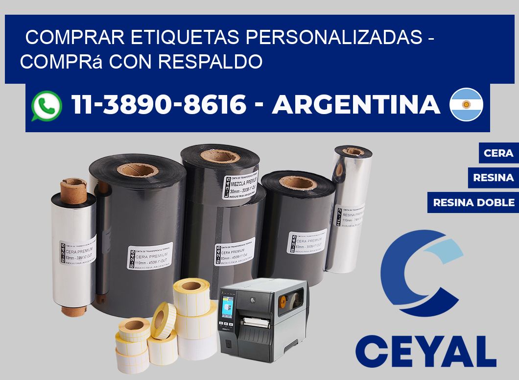 COMPRAR ETIQUETAS PERSONALIZADAS - Comprá con respaldo