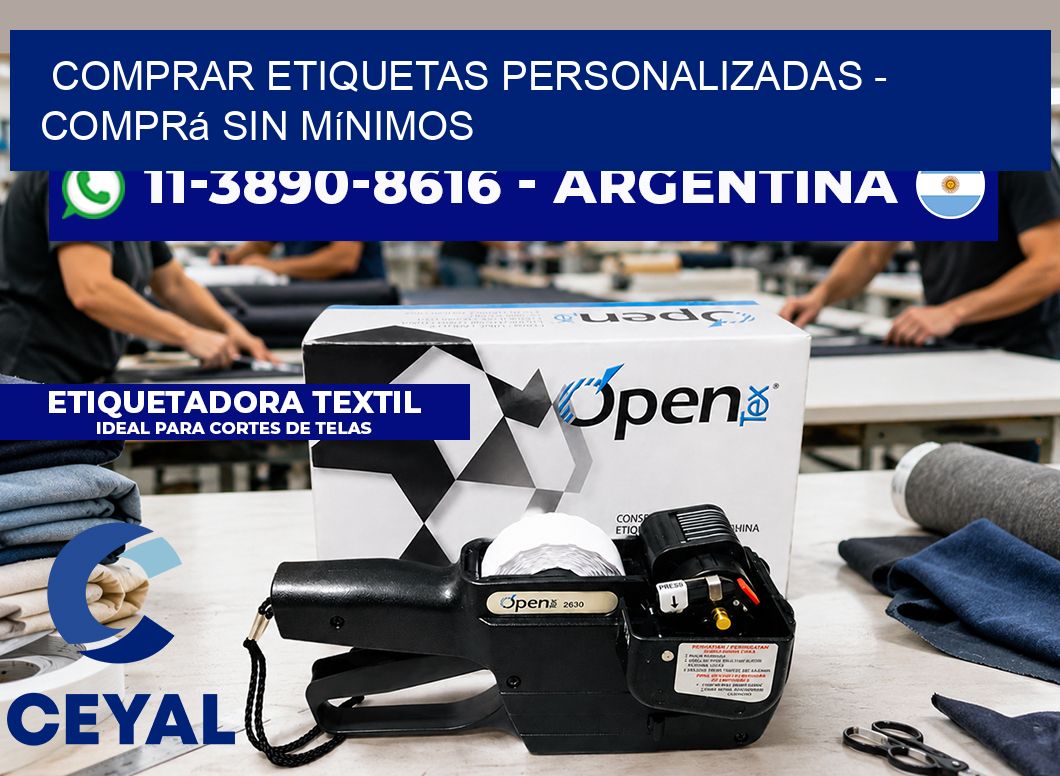 COMPRAR ETIQUETAS PERSONALIZADAS - Comprá sin mínimos