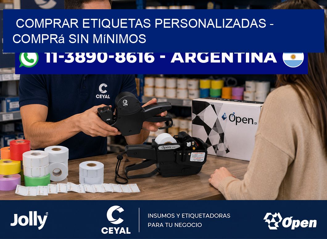 COMPRAR ETIQUETAS PERSONALIZADAS – Comprá sin mínimos
