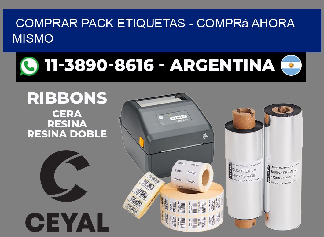 COMPRAR PACK ETIQUETAS - Comprá ahora mismo