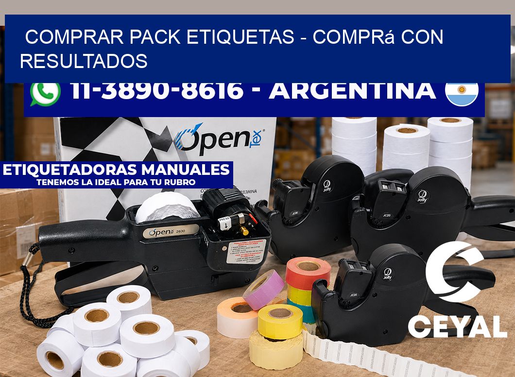 COMPRAR PACK ETIQUETAS - Comprá con resultados