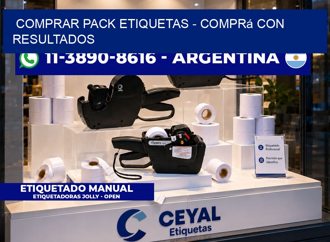 COMPRAR PACK ETIQUETAS - Comprá con resultados
