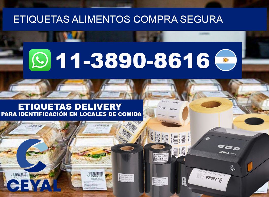 ETIQUETAS ALIMENTOS Compra segura