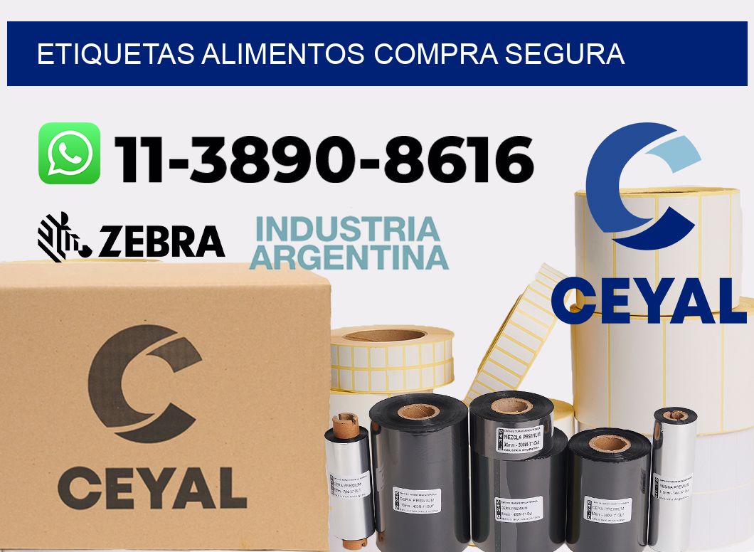ETIQUETAS ALIMENTOS Compra segura