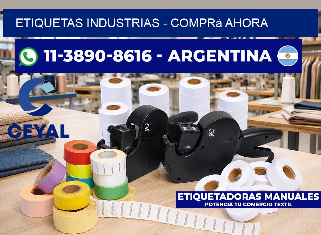 ETIQUETAS INDUSTRIAS – Comprá ahora