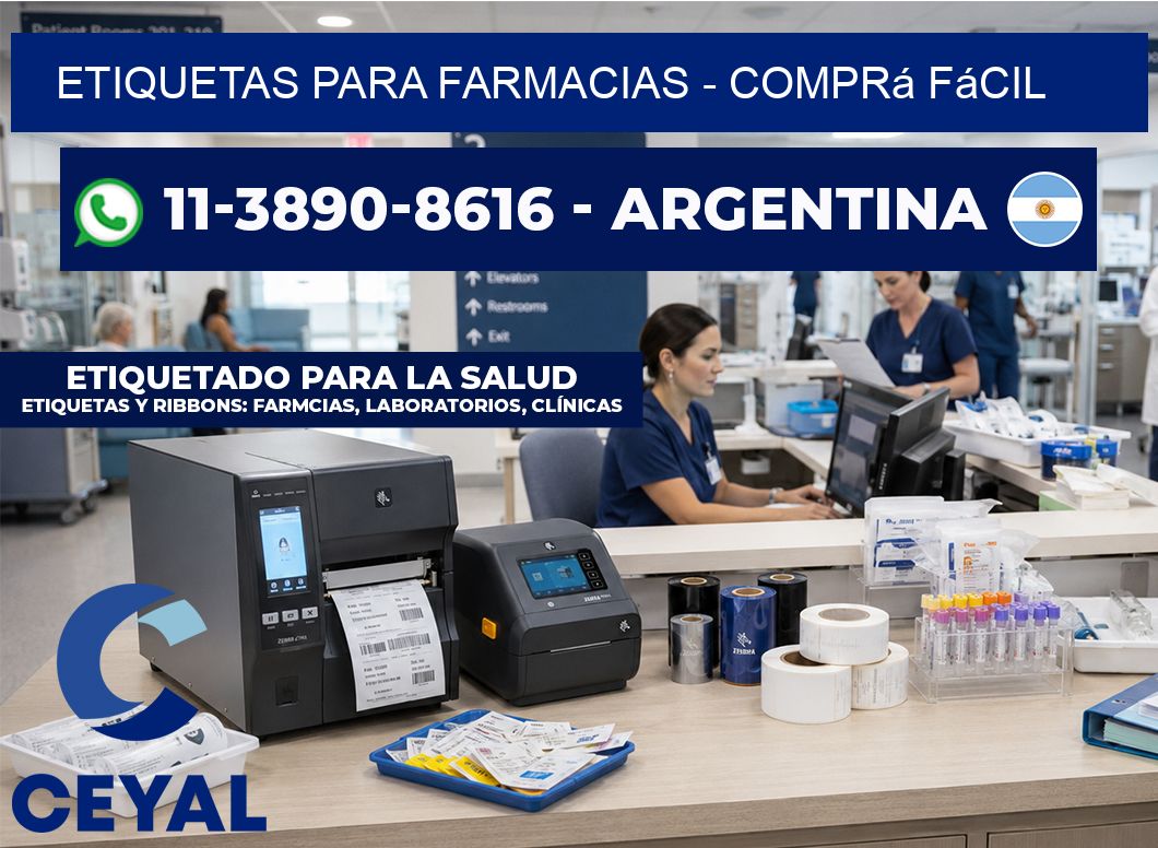 ETIQUETAS PARA FARMACIAS - Comprá fácil