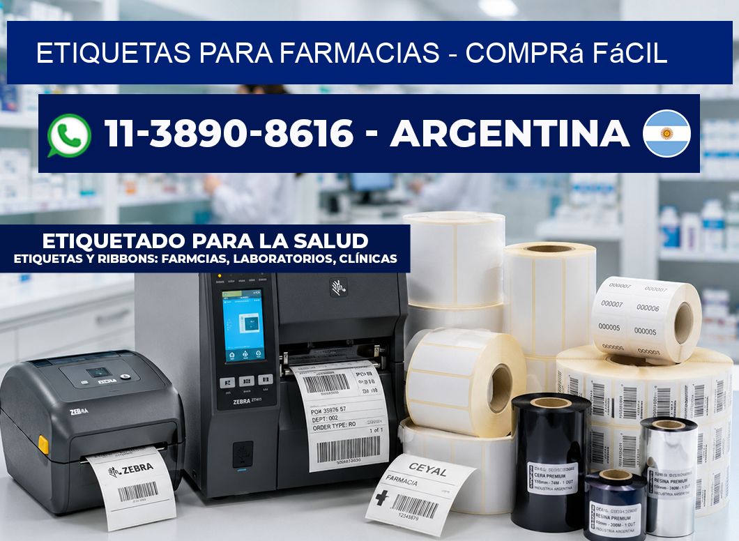 ETIQUETAS PARA FARMACIAS - Comprá fácil