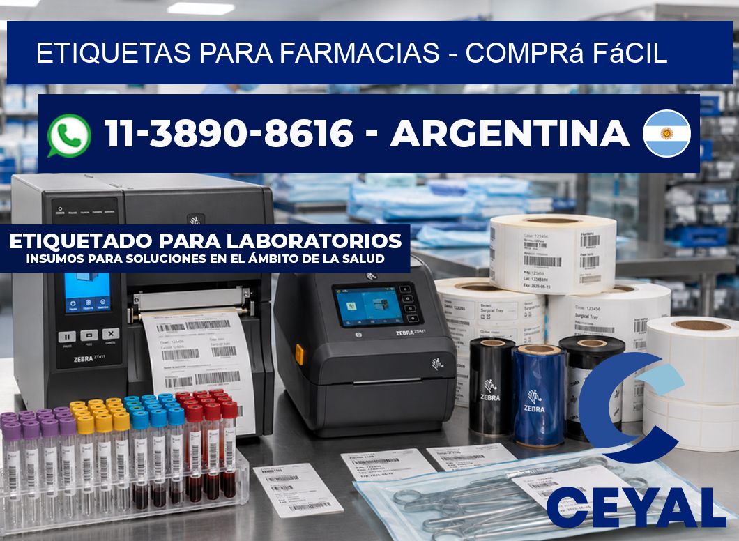 ETIQUETAS PARA FARMACIAS - Comprá fácil