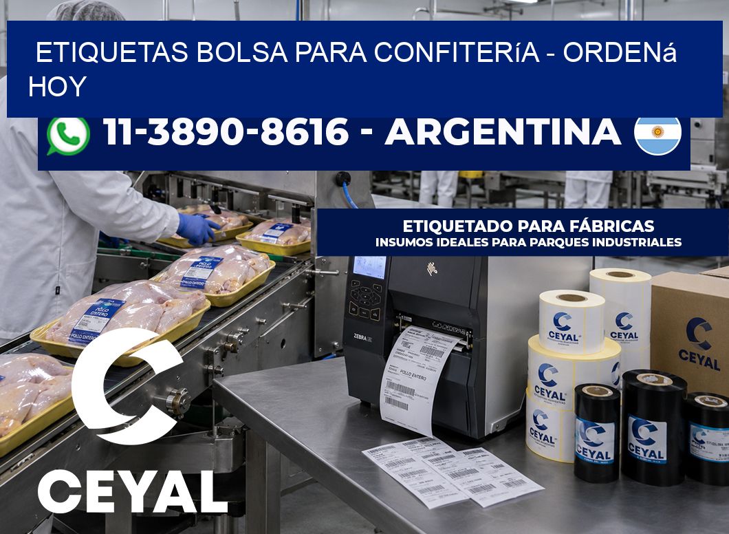 Etiquetas Bolsa para confitería – Ordená hoy