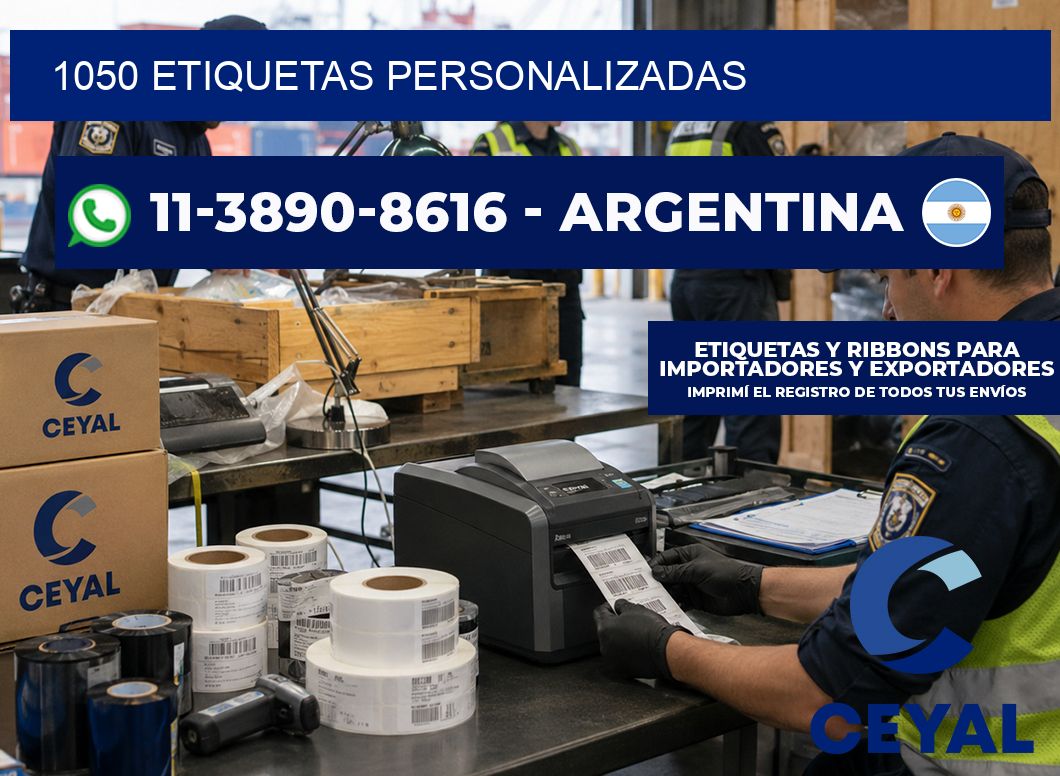 1050 ETIQUETAS PERSONALIZADAS