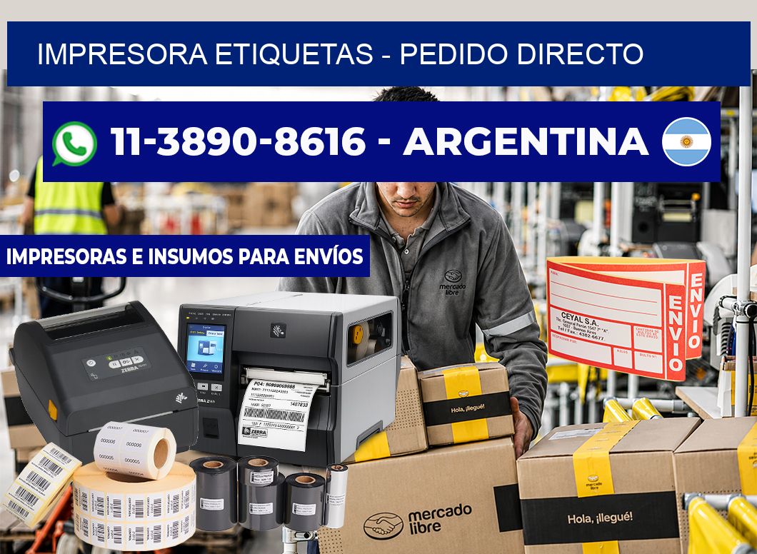 IMPRESORA ETIQUETAS – Pedido directo