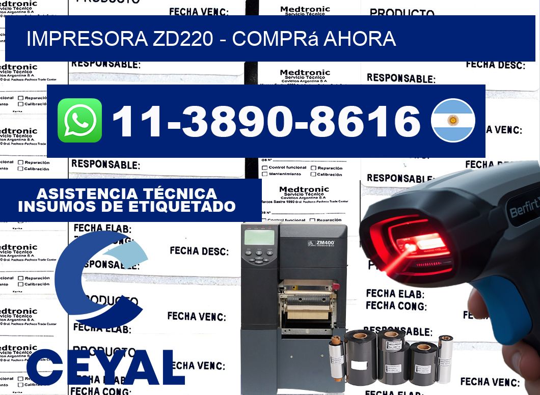 IMPRESORA ZD220 - Comprá ahora