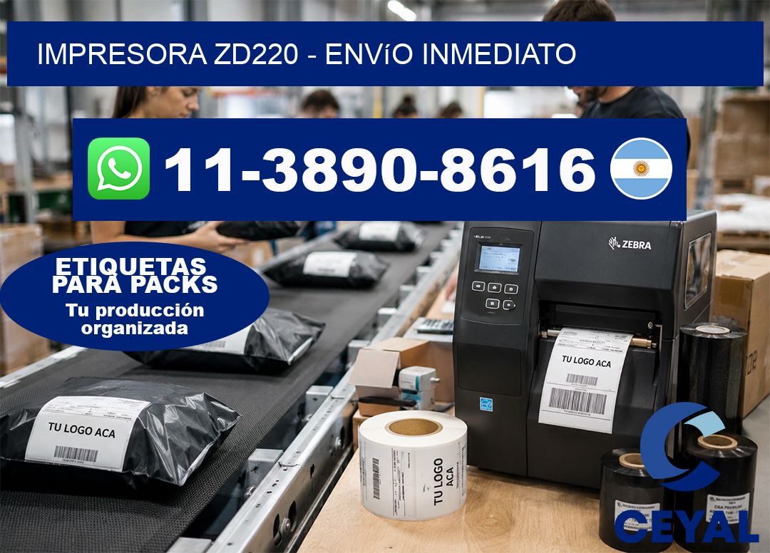 IMPRESORA ZD220 - Envío inmediato