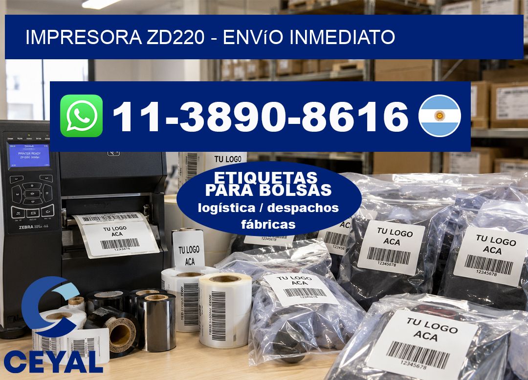 IMPRESORA ZD220 – Envío inmediato