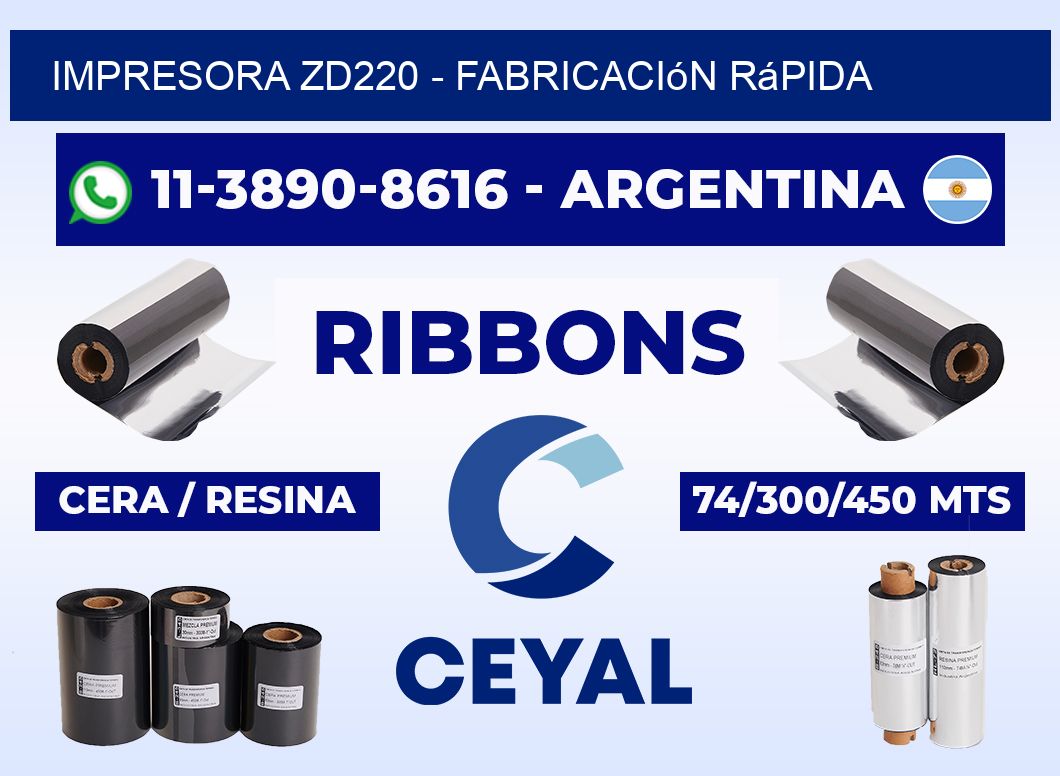 IMPRESORA ZD220 - Fabricación rápida