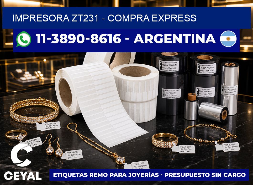 IMPRESORA ZT231 - Compra express