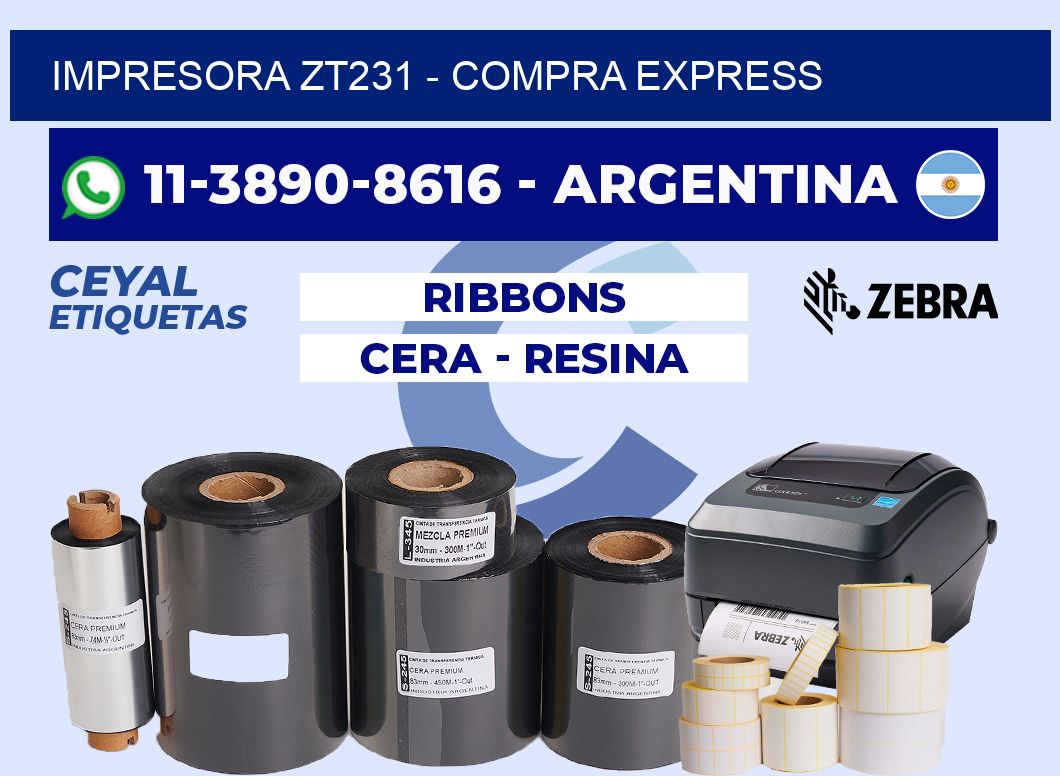 IMPRESORA ZT231 - Compra express