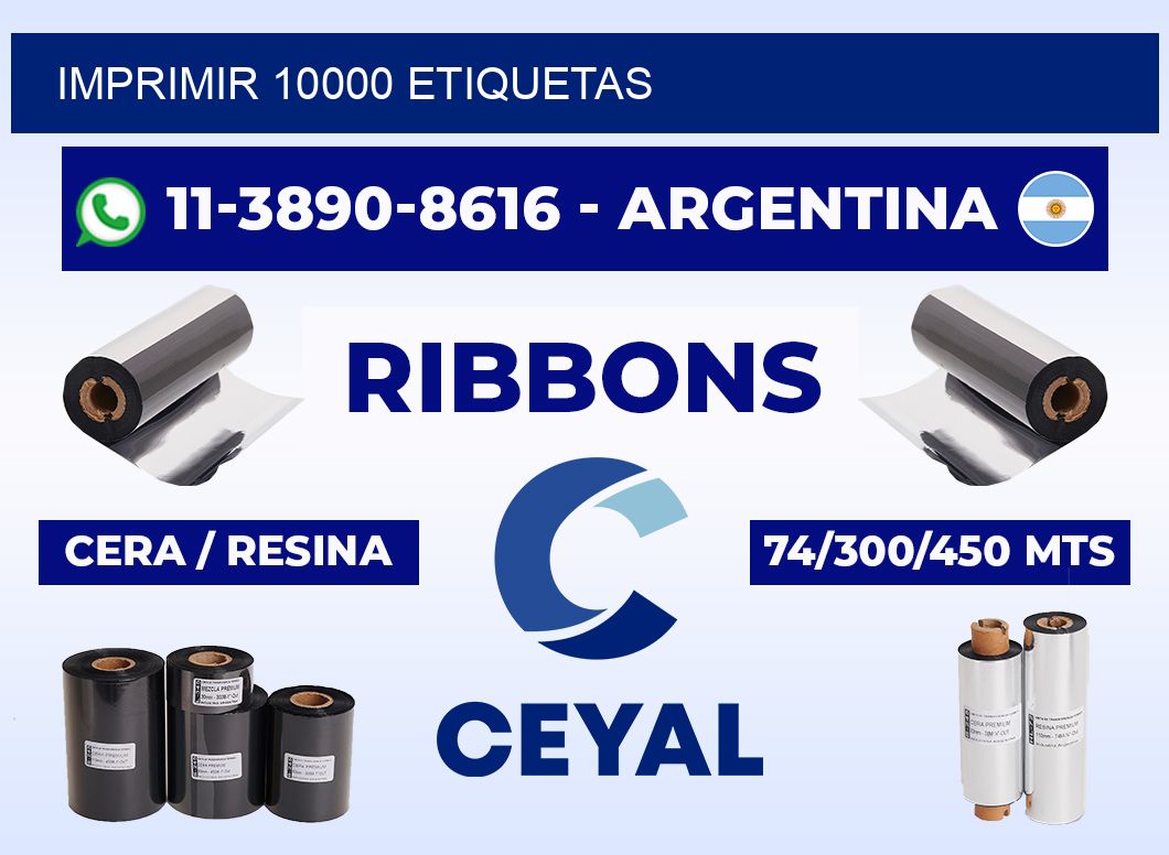 IMPRIMIR 10000 ETIQUETAS