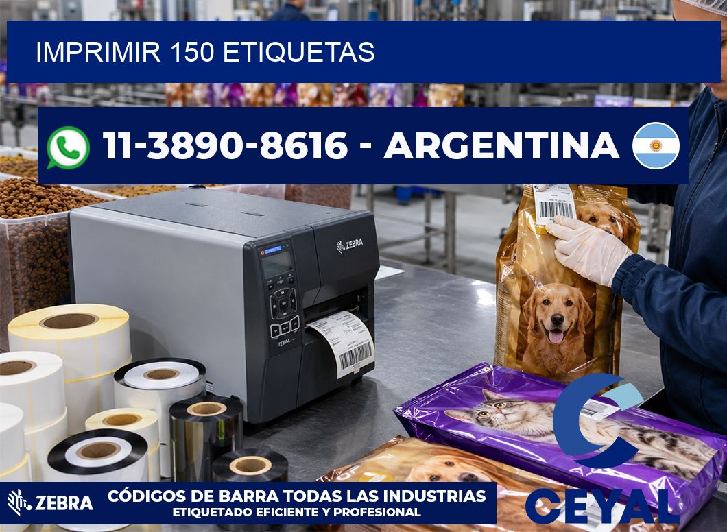 IMPRIMIR 150 ETIQUETAS