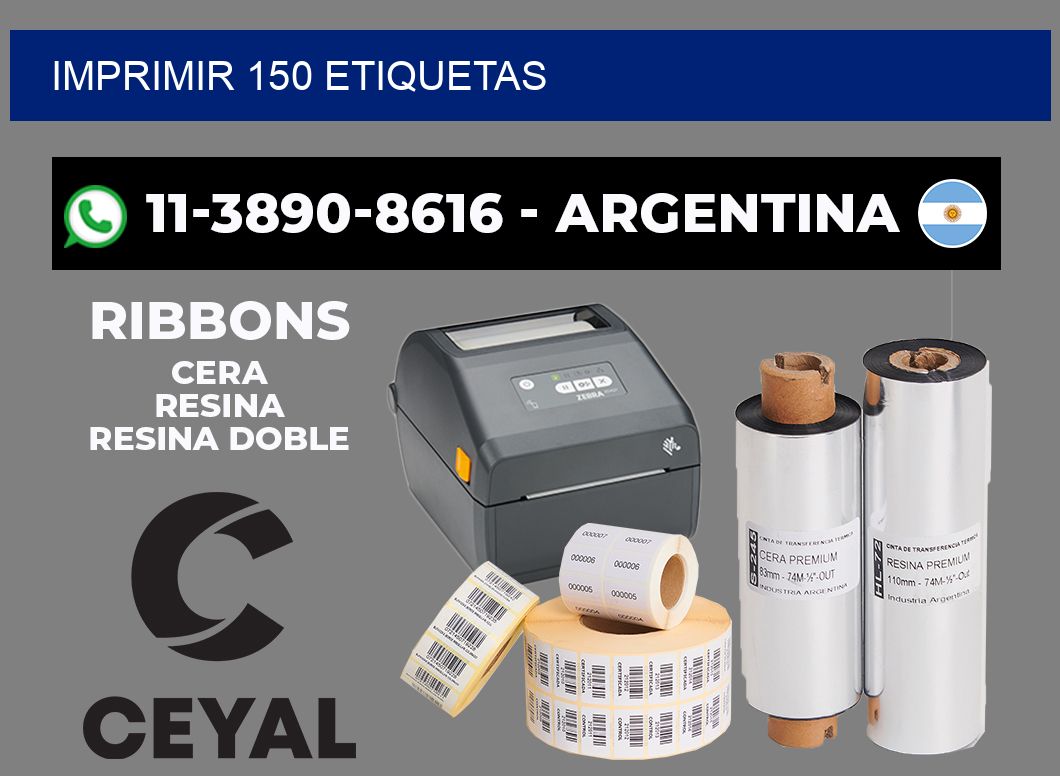 IMPRIMIR 150 ETIQUETAS