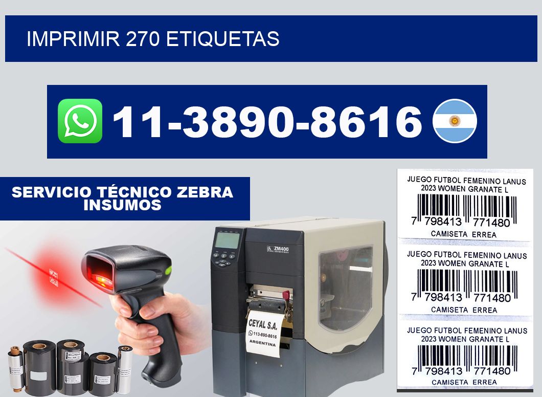 IMPRIMIR 270 ETIQUETAS