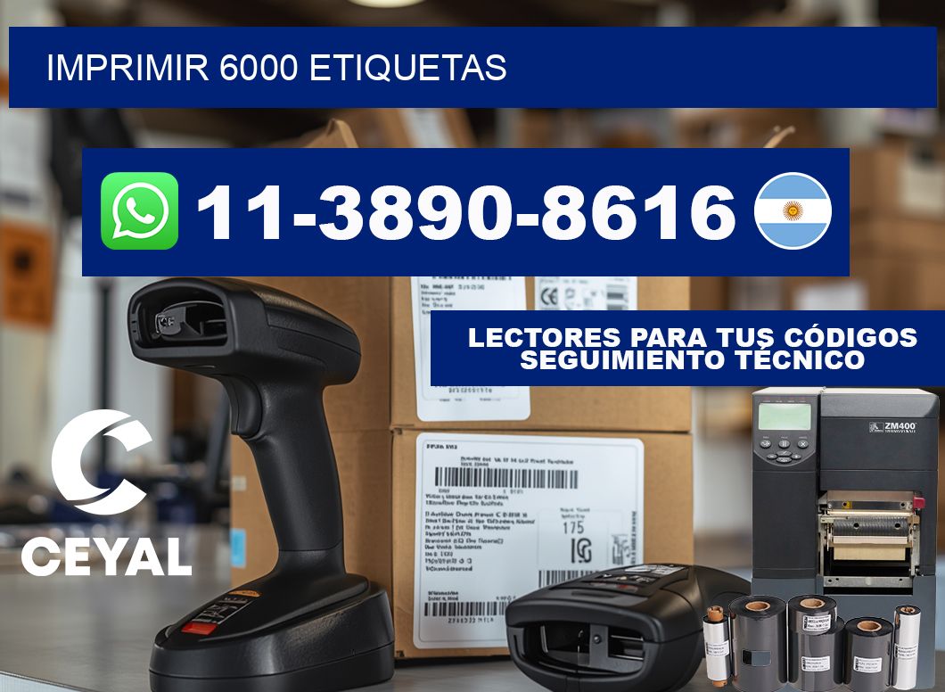 IMPRIMIR 6000 ETIQUETAS