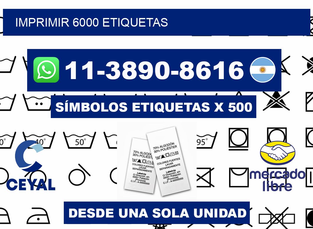 IMPRIMIR 6000 ETIQUETAS