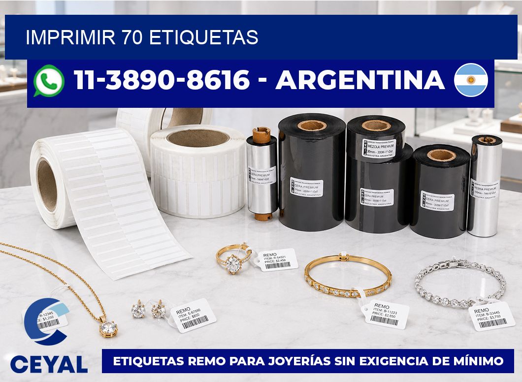 IMPRIMIR 70 ETIQUETAS