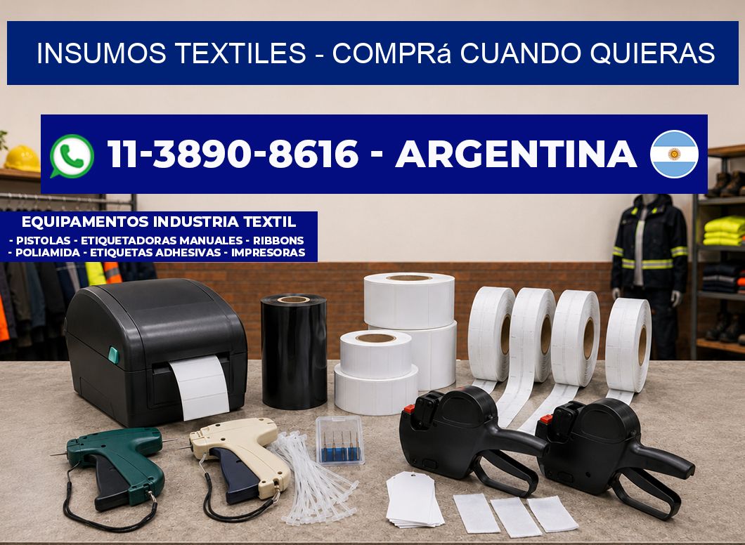 INSUMOS TEXTILES - Comprá cuando quieras