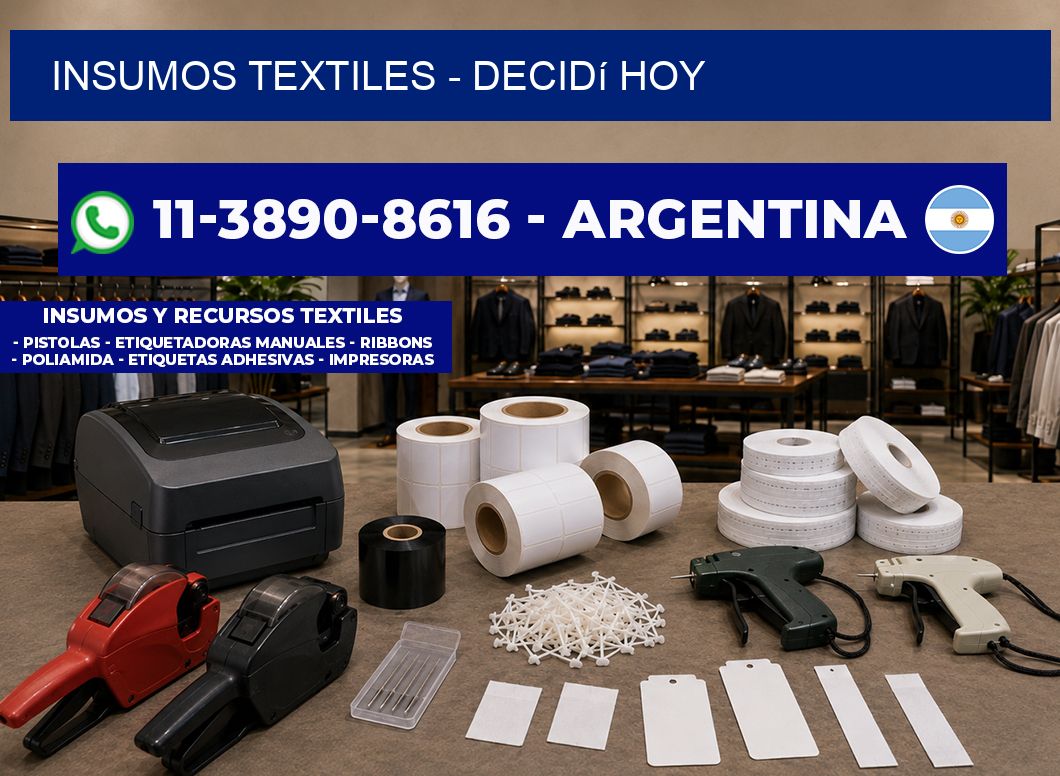 INSUMOS TEXTILES - Decidí hoy