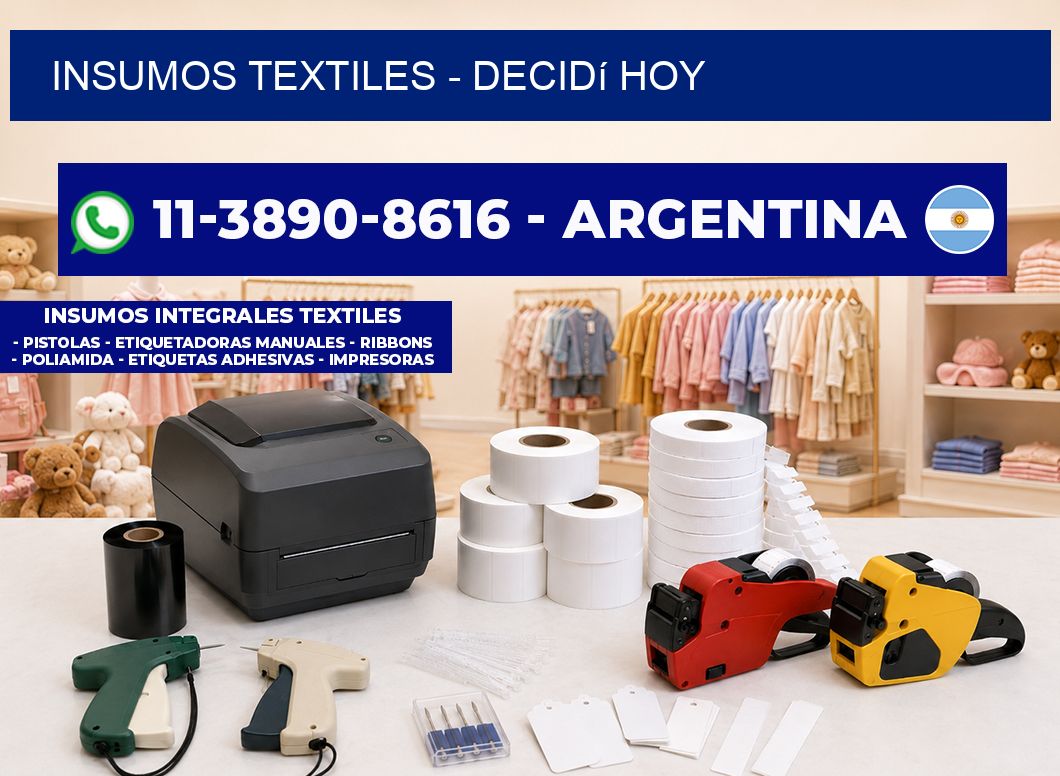 INSUMOS TEXTILES – Decidí hoy
