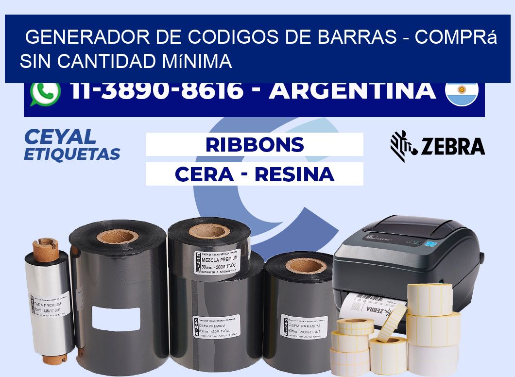 generador de codigos de barras - Comprá sin cantidad mínima