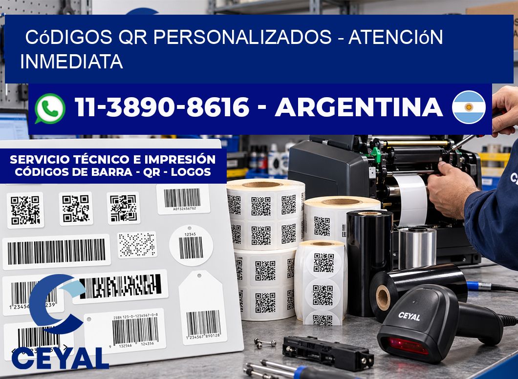 Códigos QR Personalizados - Atención inmediata