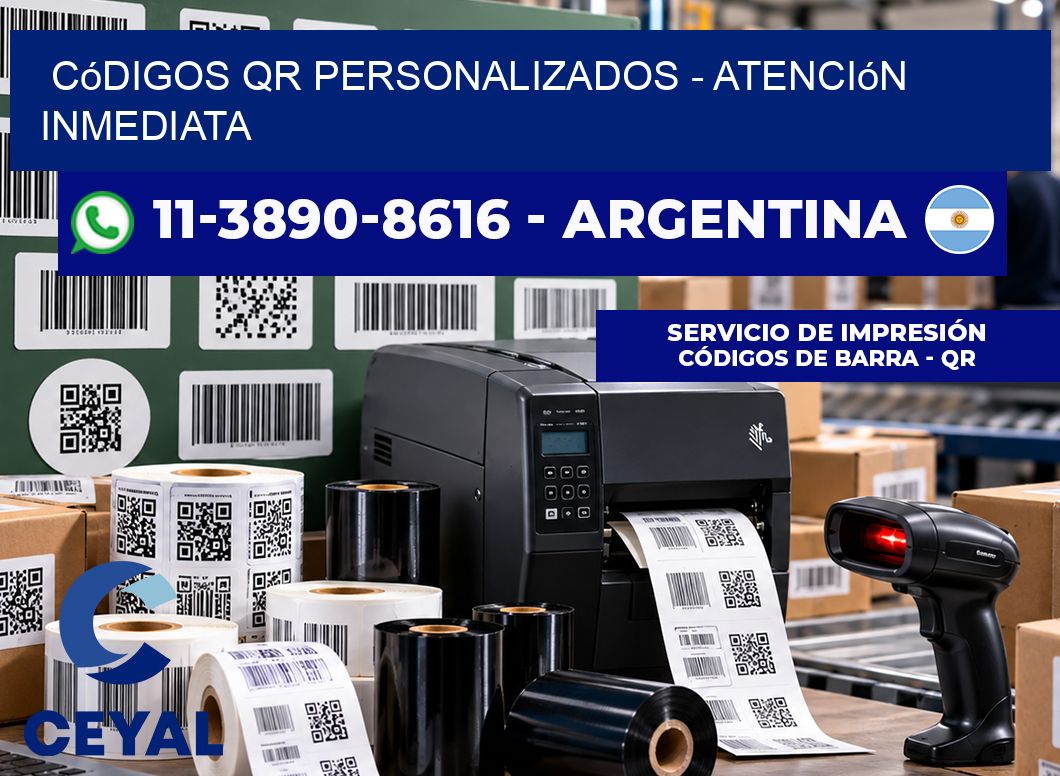 Códigos QR Personalizados - Atención inmediata