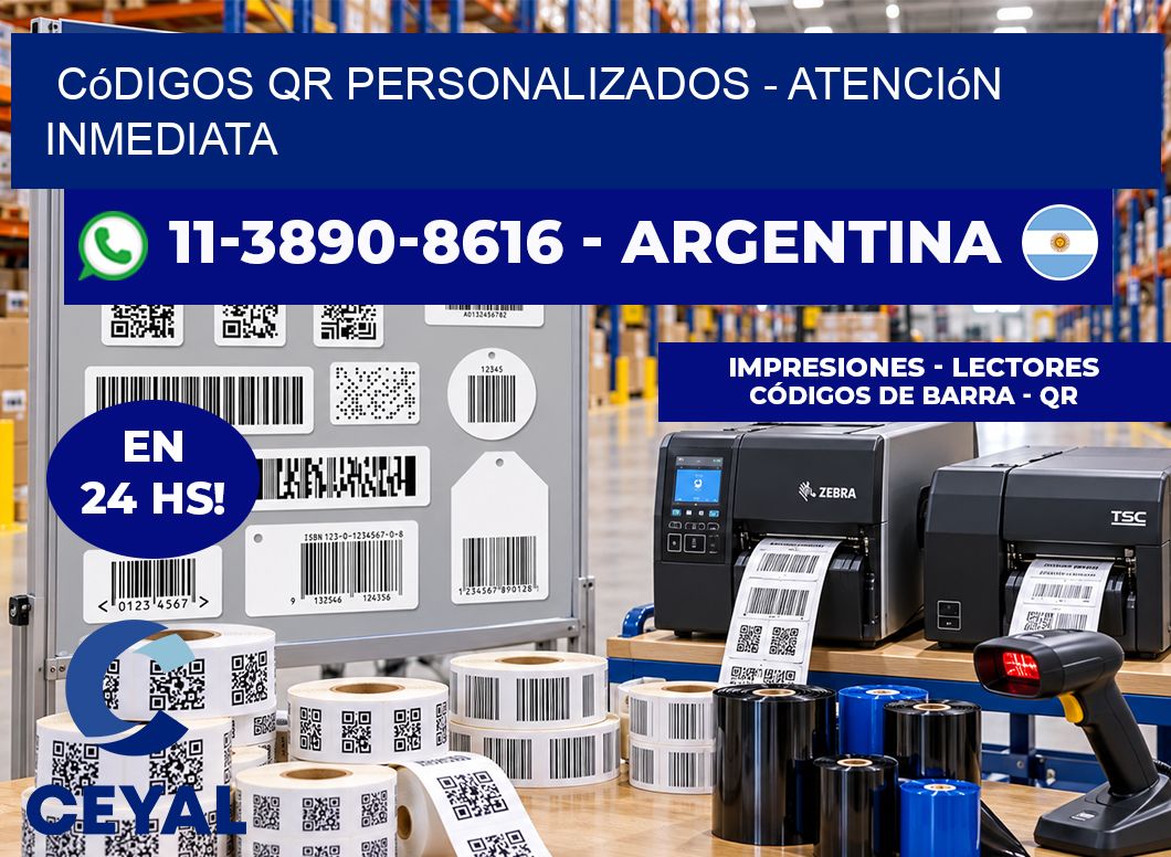 Códigos QR Personalizados - Atención inmediata