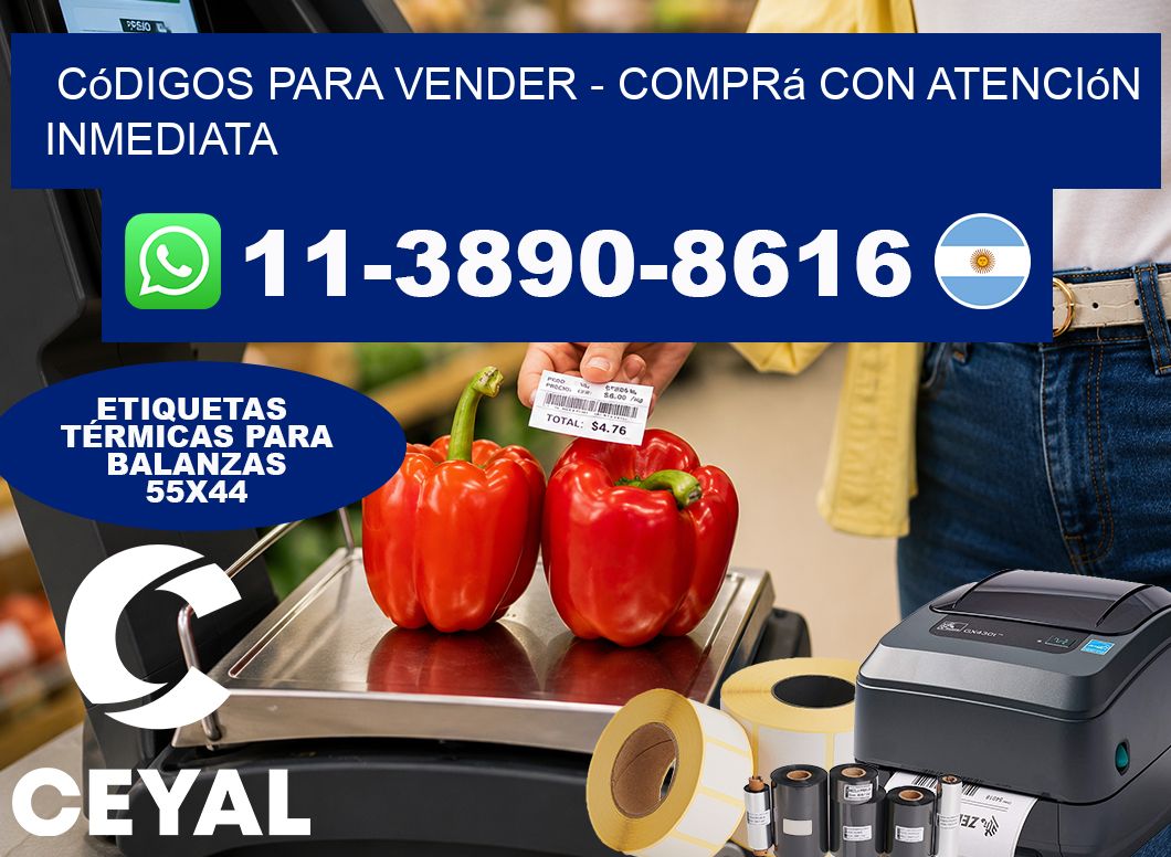 Códigos para vender – Comprá con atención inmediata